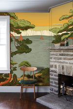 Papier peint panoramique Rivière pour une décoration personnalisée apaisante - Vignette | Mr Papier Peint