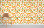 Papier peint dégradé orange - Fresque murale - Vignette | Mr Papier Peint