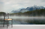 Papier peint panoramique Lac Brumeux pour une décoration personnalisée - Vignette | Mr Papier Peint