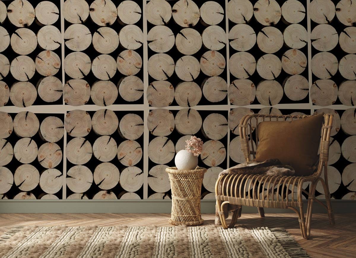 Papier peint effet bois - Murale - Le meilleur Papier peint panoramique Sur mesure