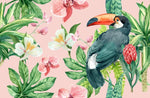 Papier Peint Exotique Fleurale - Tropical Chic - Vignette | Mr Papier Peint