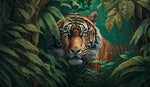 Papier Peint Exotique: Tigre Mystique dans la Jungle Luxuriante - Vignette | Mr Papier Peint