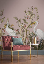 Papier Peint Fleurs & Oiseaux Vectoriels III Mural - Vignette | Mr Papier Peint