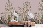 Papier Peint Fleurs & Oiseaux Vectoriels III Mural - Vignette | Mr Papier Peint