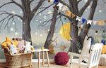 Rêve Enchanté avec Papier Peint Forêt Féerique Nocturne - Vignette | Mr Papier Peint