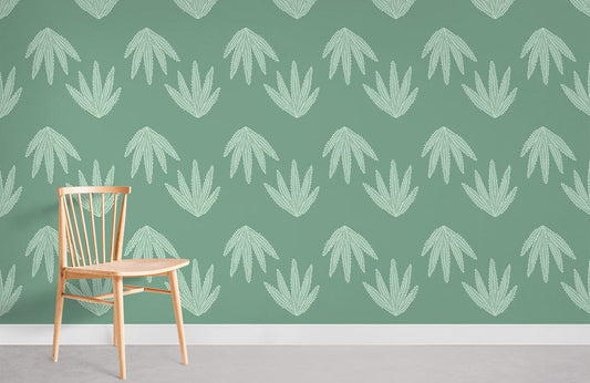 Papier peint motif feuilles de cannabis - Le meilleur Papier peint panoramique Sur mesure