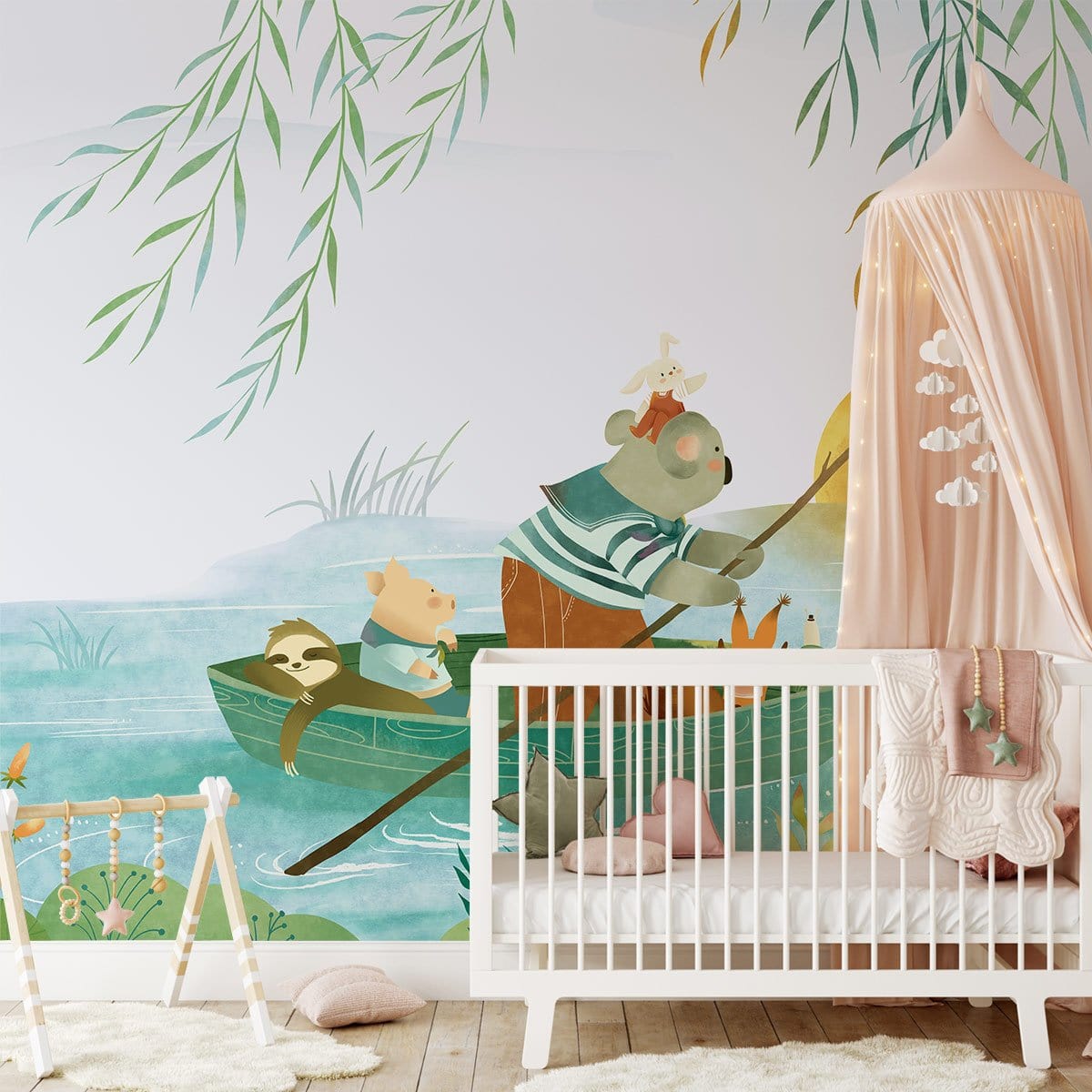 Papier Peint Mural À la Poursuite du Clair de Lune II - Le meilleur Papier peint panoramique Sur mesure