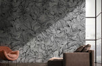 Papier peint mural à lignes torsadées en noir et blanc hypnotique - Vignette | Mr Papier Peint
