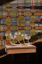 Papier peint mural motif abstrait pour une ambiance sophistiquée - Vignette | Mr Papier Peint