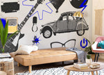 Élégance contemporaine en peinture murale bleu Klein - Vignette | Mr Papier Peint