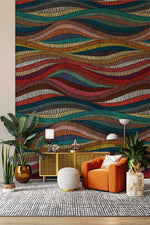 Papier peint mural à motif broderie élégante pour une touche design mural - Vignette | Mr Papier Peint