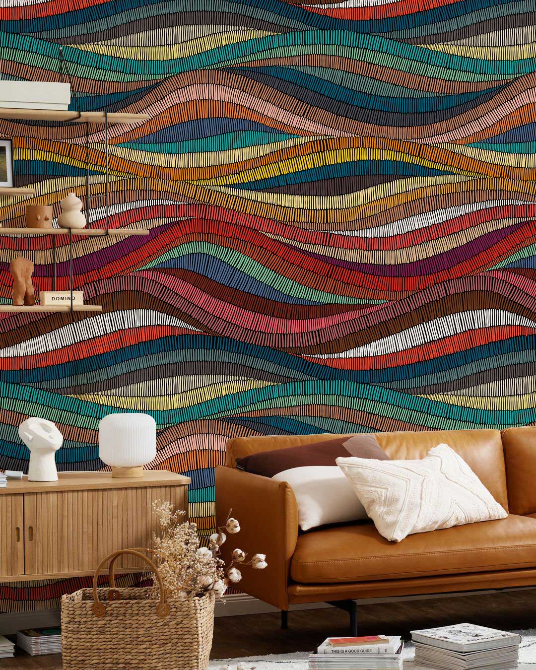 Papier peint mural à motif de broderie - Le meilleur Papier peint panoramique Sur mesure