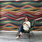 Papier peint mural à motif broderie élégante pour une touche design mural - Vignette | Mr Papier Peint