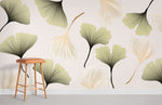 Papier peint mural à motif de feuille de Ginkgo - Vignette | Mr Papier Peint