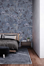 Papier peint mural Jardin Secret en Fleurs Aquarelle - Vignette | Mr Papier Peint