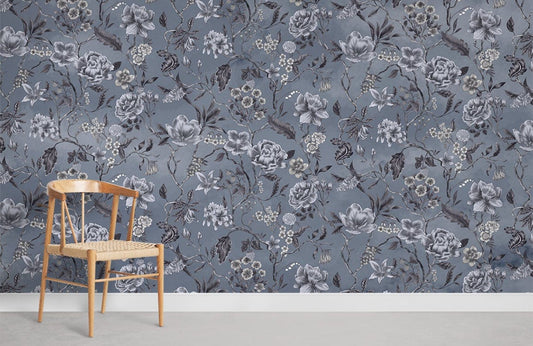 Papier peint mural à motif de fleurs en aquarelle - Le meilleur Papier peint panoramique Sur mesure