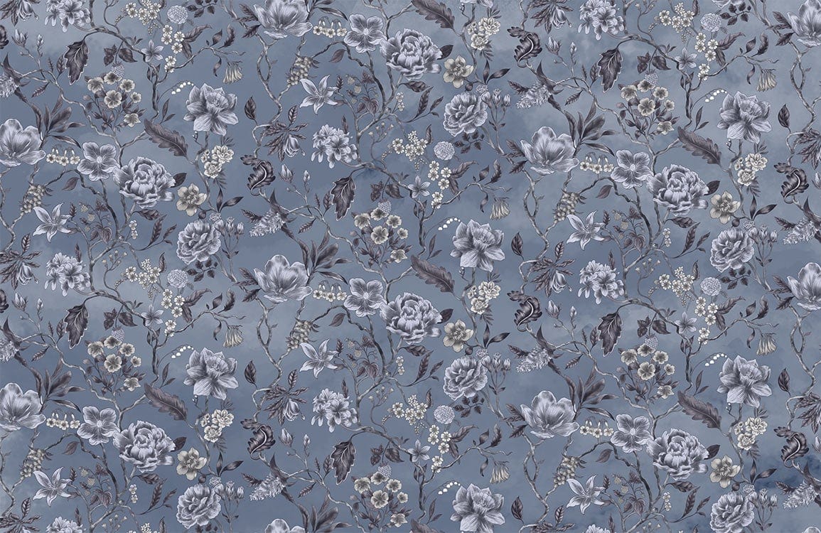 Papier peint mural à motif de fleurs en aquarelle - Le meilleur Papier peint panoramique Sur mesure
