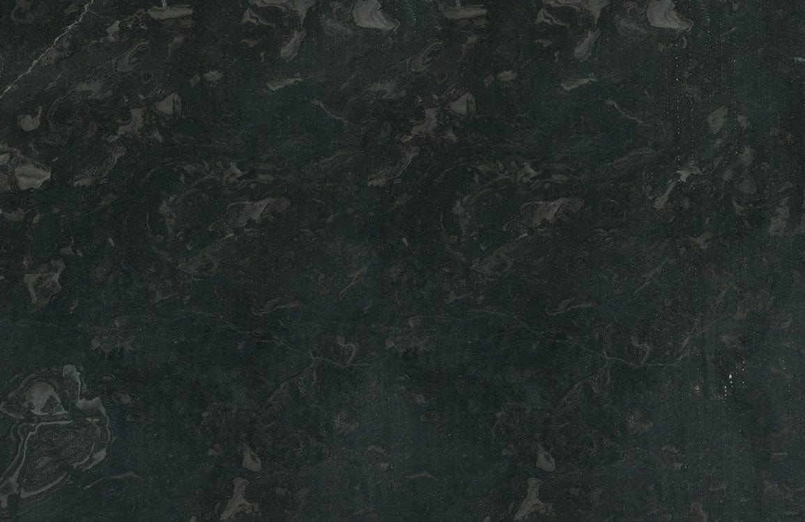 Décor mural unique en marbre vert foncé avec veines blanches, minéraux légèrement craquelés