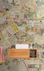Papier peint mural partitions musicales vintage élégance et nostalgie - Vignette | Mr Papier Peint