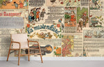 Papier peint mural partitions musicales vintage élégance et nostalgie - Vignette | Mr Papier Peint