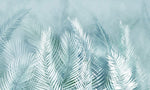 Papier peint mural à motif de plumes turquoises oasis de sérénité - Vignette | Mr Papier Peint