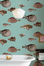 Papier peint mural à motif de poissons mixtes - Vignette | Mr Papier Peint