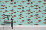 Papier peint mural à motif de poissons mixtes - Vignette | Mr Papier Peint