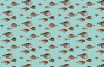 Papier peint mural à motif de poissons mixtes - Vignette | Mr Papier Peint