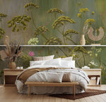 Papier peint mural floral élégance naturelle pour un salon raffiné - Vignette | Mr Papier Peint