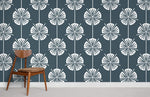 Papier peint mural à motif floral contemporain - Vignette | Mr Papier Peint