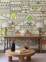 Papier Peint Mural à Motif Géométrique - Vignette | Mr Papier Peint