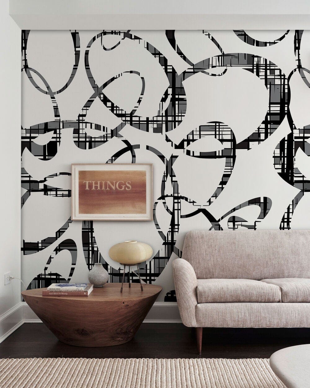 Papier Peint Mural à Motif Ovale - Le meilleur Papier peint panoramique Sur mesure