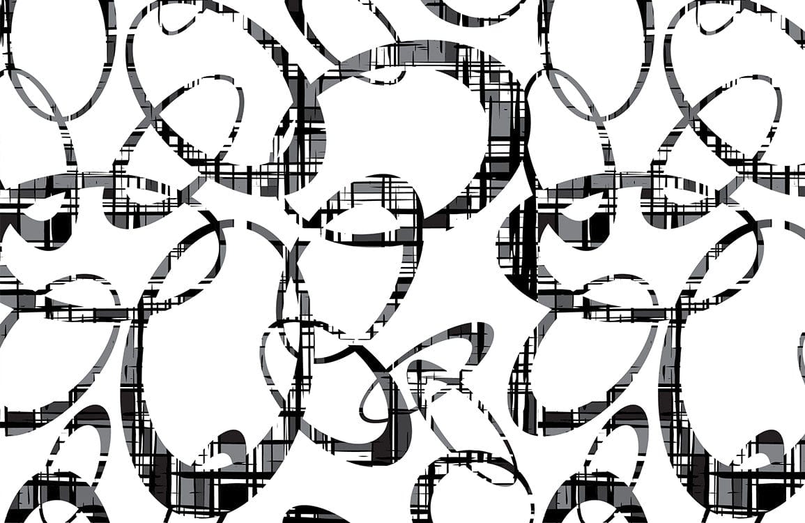Papier Peint Mural à Motif Ovale - Le meilleur Papier peint panoramique Sur mesure