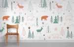 Papier peint mural à motifs de Noël - Vignette | Mr Papier Peint