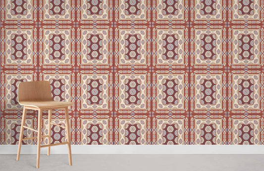 Papier peint mural à motifs de rectangles - Le meilleur Papier peint panoramique Sur mesure