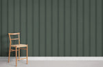 Papier peint mural à panneaux vert foncé élégance et sérénité - Vignette | Mr Papier Peint