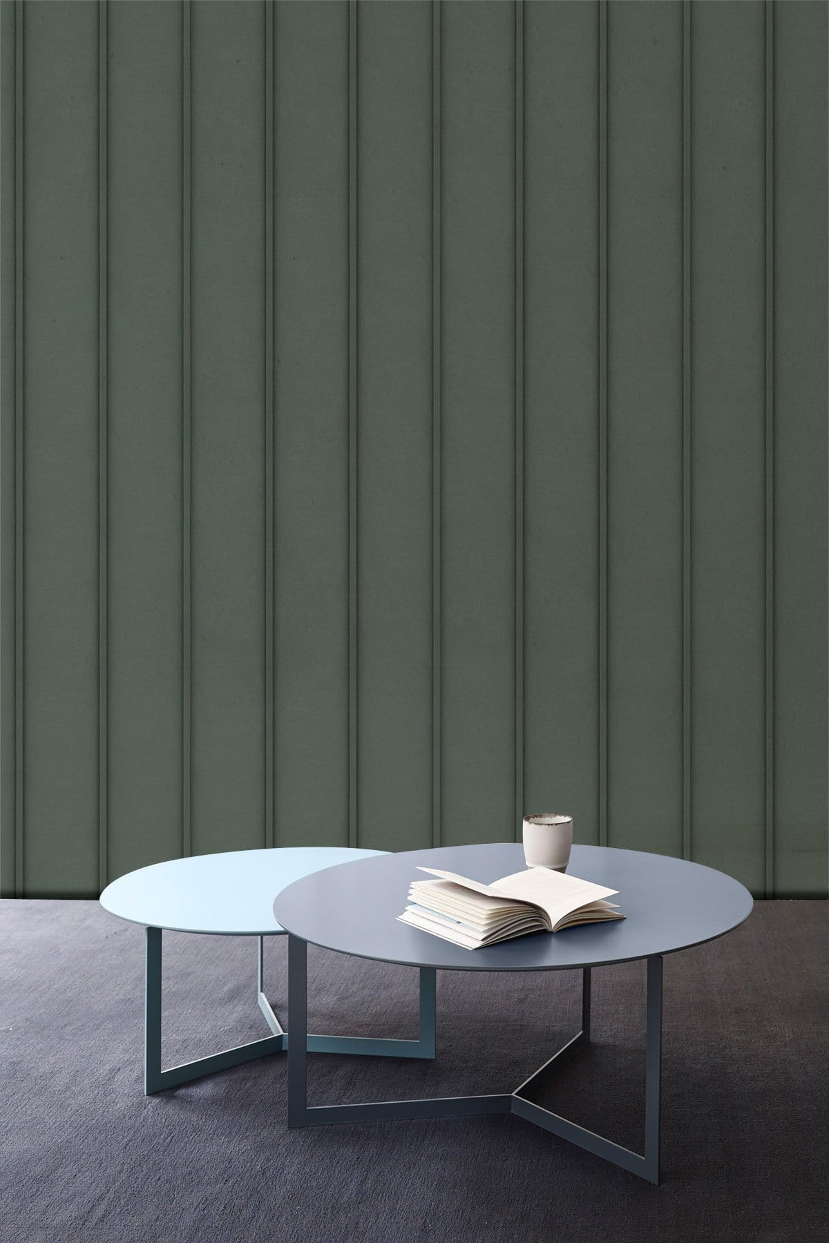 Papier peint mural à panneaux vert foncé - Le meilleur Papier peint panoramique Sur mesure