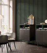 Papier peint mural à panneaux vert foncé élégance et sérénité - Vignette | Mr Papier Peint