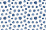 Papier peint mural à pois indigo souffle moderne et élégance - Vignette | Mr Papier Peint