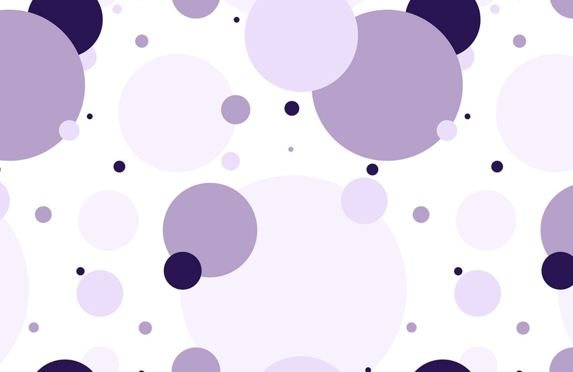 Papier Peint Mural à Pois Violets - Le meilleur Papier peint panoramique Sur mesure