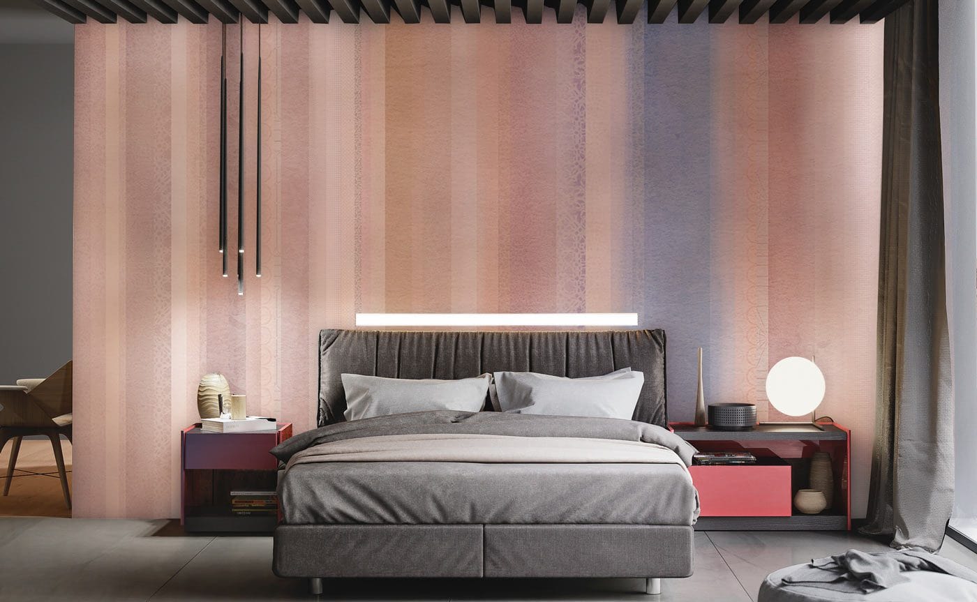 Papier peint mural à rayures d’ombre - Le meilleur Papier peint panoramique Sur mesure