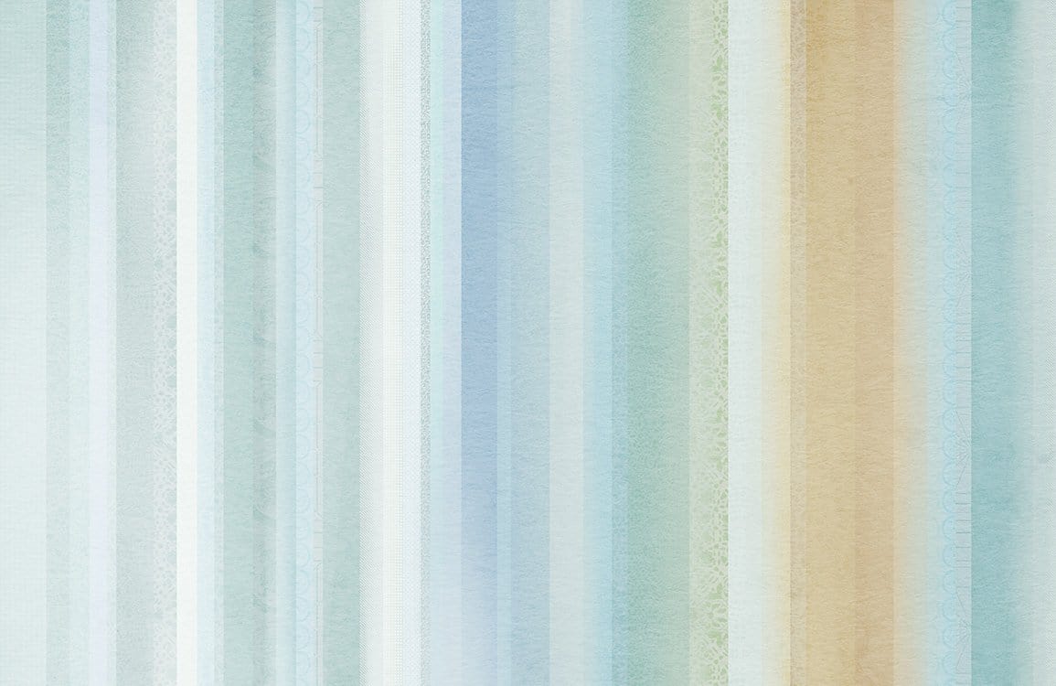Papier Peint Mural à Rayures Vert Ombre - Le meilleur Papier peint panoramique Sur mesure
