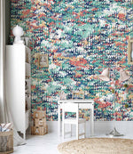 Évasion sensorielle avec papier peint mural à texture colorée - Vignette | Mr Papier Peint