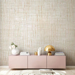 Papier peint mural texture neutre élégance et sérénité au salon - Vignette | Mr Papier Peint