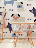 Papier Peint Mural Aboiement de Chien - Vignette | Mr Papier Peint