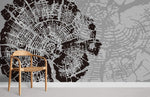 Papier peint mural abstrait en bois - Vignette | Mr Papier Peint