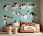 Papier peint mural action de chat - Vignette | Mr Papier Peint