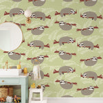 Papier peint mural Adorable Paresseux pour une ambiance apaisante - Vignette | Mr Papier Peint