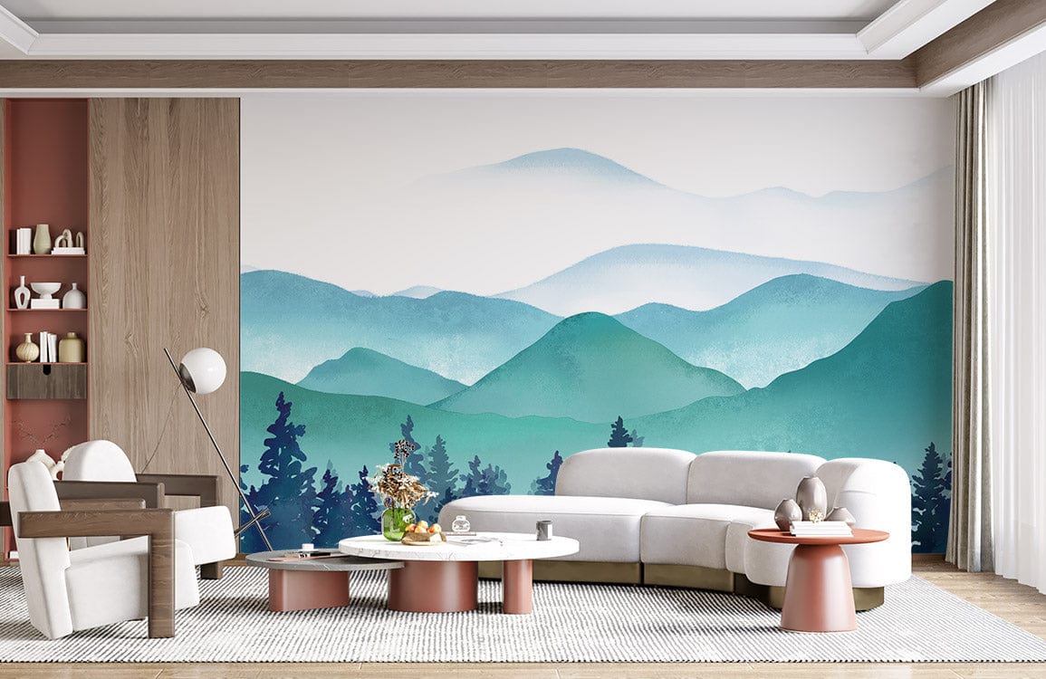 Papier peint mural aérien - Le meilleur Papier peint panoramique Sur mesure