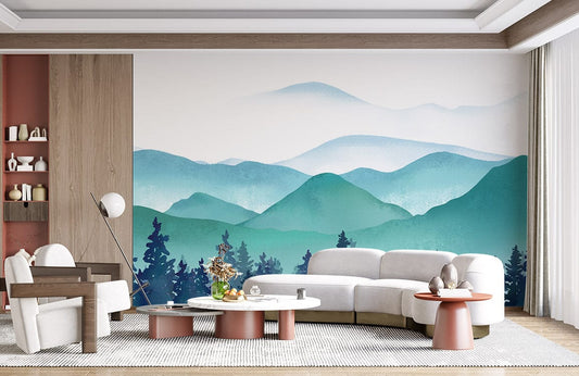 Papier peint mural aérien - Le meilleur Papier peint panoramique Sur mesure